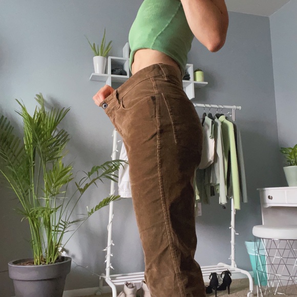 brown corduroy pants - Picture 4 of 7